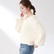 ザ ショップ ティーケー（ウィメン）(THE SHOP TK(Women))の◆【ふわふわ/シャギー】フェザーヤーンVネックニット10