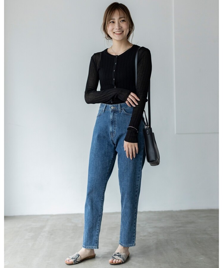 ザ ショップ ティーケー（ウィメン）(THE SHOP TK(Women))の◆【EDWIN】別注デニムテーパードパンツ9