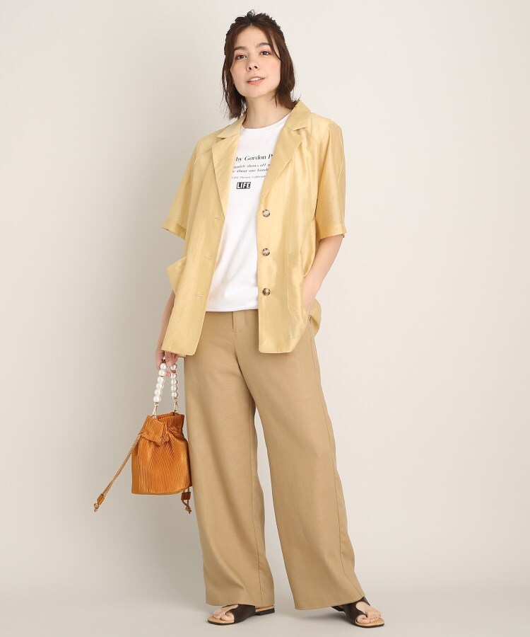 ザ ショップ ティーケー（ウィメン）(THE SHOP TK(Women))の◆シアー半袖シャツ1