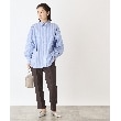 ザ ショップ ティーケー（ウィメン）(THE SHOP TK(Women))のコクーンシルエットシャツ【手洗い可】18