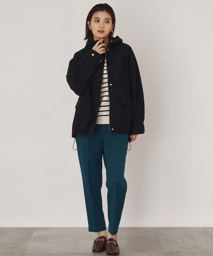 ザ ショップ ティーケー（ウィメン）(THE SHOP TK(Women))の【撥水加工】ナイロンワッシャーミドル丈マンパ/手洗い可8