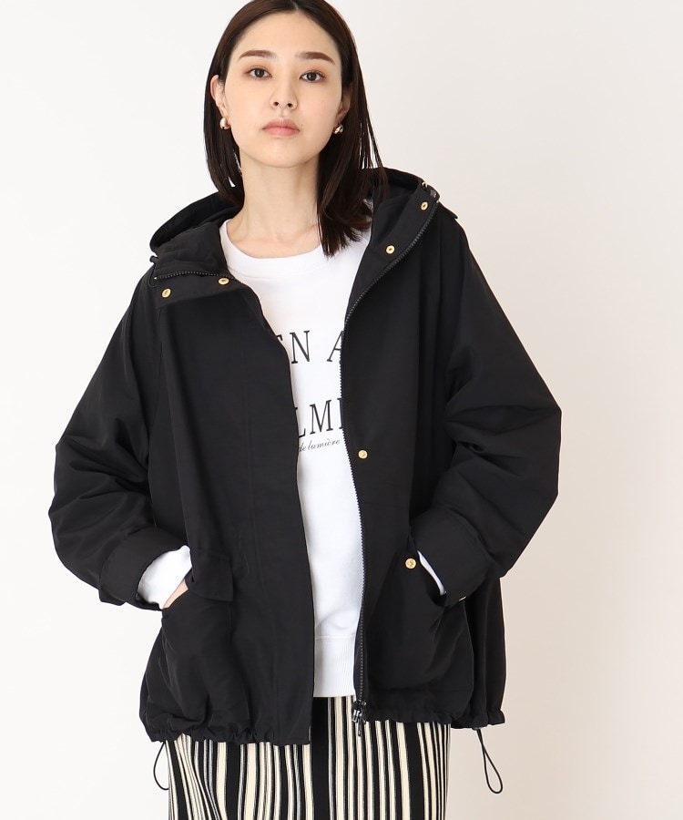 ザ ショップ ティーケー（ウィメン）(THE SHOP TK(Women))の【撥水加工】ナイロンワッシャーミドル丈マンパ/手洗い可25