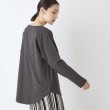 ザ ショップ ティーケー（ウィメン）(THE SHOP TK(Women))の裾ラウンドアソート_ロングTシャツ【洗濯機洗い可】12