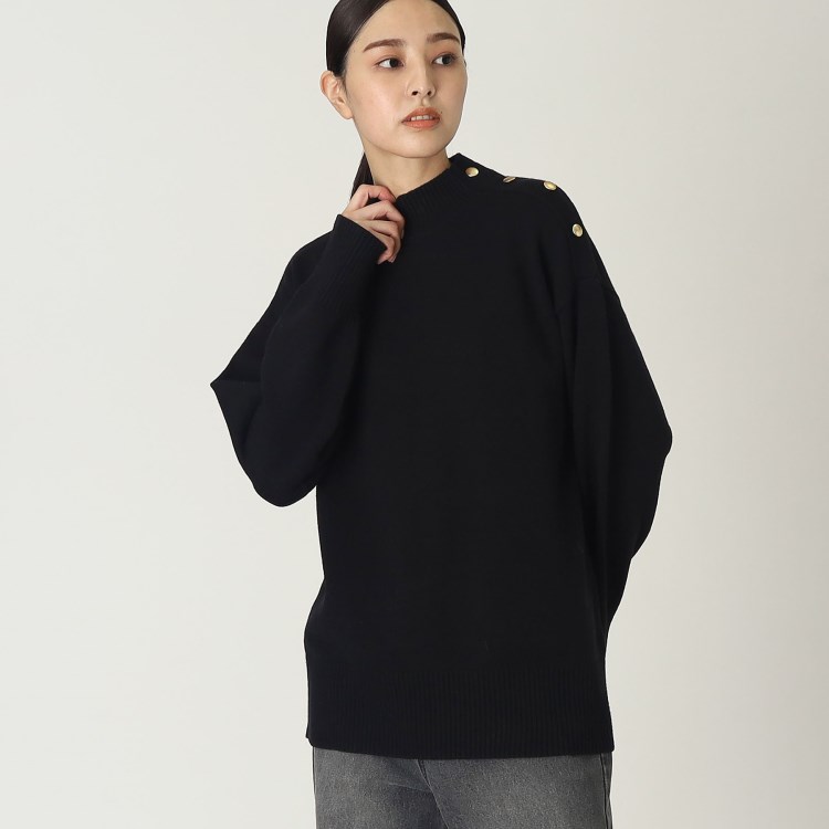 ザ ショップ ティーケー（ウィメン）(THE SHOP TK(Women))のもちもちオーバーサイズハイネック/ハグするニットシリーズ ニット/セーター