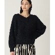 ザ ショップ ティーケー（ウィメン）(THE SHOP TK(Women))の【前後2WAY】ふわふわ×ラメニット/手洗い可 ブラック(019)