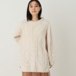 ザ ショップ ティーケー（ウィメン）(THE SHOP TK(Women))のケーブルチュニック丈ニット/手洗い可17