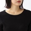 ザ ショップ ティーケー（ウィメン）(THE SHOP TK(Women))の【スッキリキレイ/洗える】コットンリブクルーTシャツ4