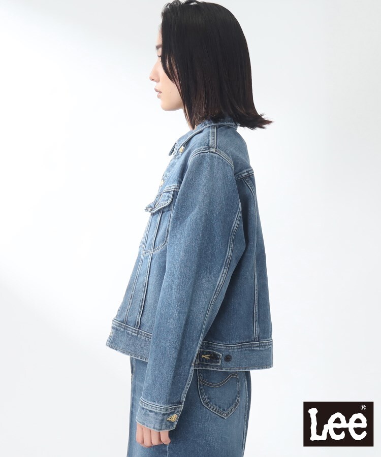 ザ ショップ ティーケー（ウィメン）(THE SHOP TK(Women))の【LEE別注】コンパクトデニムジャケット/Gジャン4