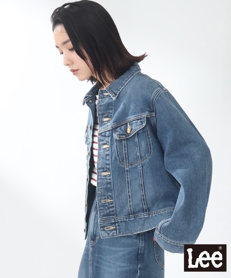 ザ ショップ ティーケー（ウィメン）(THE SHOP TK(Women))の【LEE別注】コンパクトデニムジャケット/Gジャン24