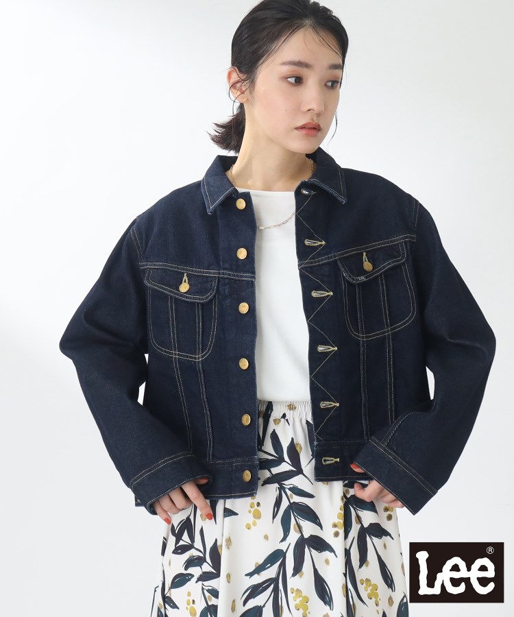 ＜WORLD＞ THE SHOP TK(Women)(ザ ショップ ティーケー（ウィメン）) 【LEE別注】コンパクトデニムジャケット画像