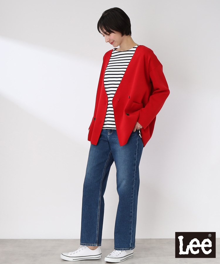 ザ ショップ ティーケー（ウィメン）(THE SHOP TK(Women))の【LEE別注】ボーイズストレートデニムパンツ23