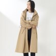 ザ ショップ ティーケー（ウィメン）(THE SHOP TK(Women))の【今買って長く着られる/着丈バランス◎/フード付】スタンドカラーロングマンパ21