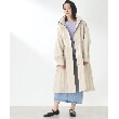 ザ ショップ ティーケー（ウィメン）(THE SHOP TK(Women))の【今買って長く着られる/着丈バランス◎/フード付】スタンドカラーロングマンパ ナチュラル(050)