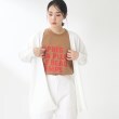 ザ ショップ ティーケー（ウィメン）(THE SHOP TK(Women))の【色々なシーンで大活躍/洗える】ボタンレスミドル丈カーディガン1