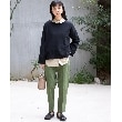 ザ ショップ ティーケー（ウィメン）(THE SHOP TK(Women))のストレートシルエットベイカーパンツ38