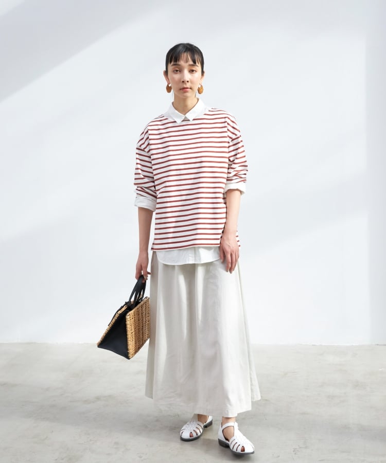 ザ ショップ ティーケー（ウィメン）(THE SHOP TK(Women))の【ONOFF活躍】ベーシックレギュラーシャツ32