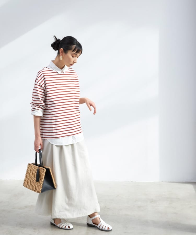 ザ ショップ ティーケー（ウィメン）(THE SHOP TK(Women))の【ONOFF活躍】ベーシックレギュラーシャツ33