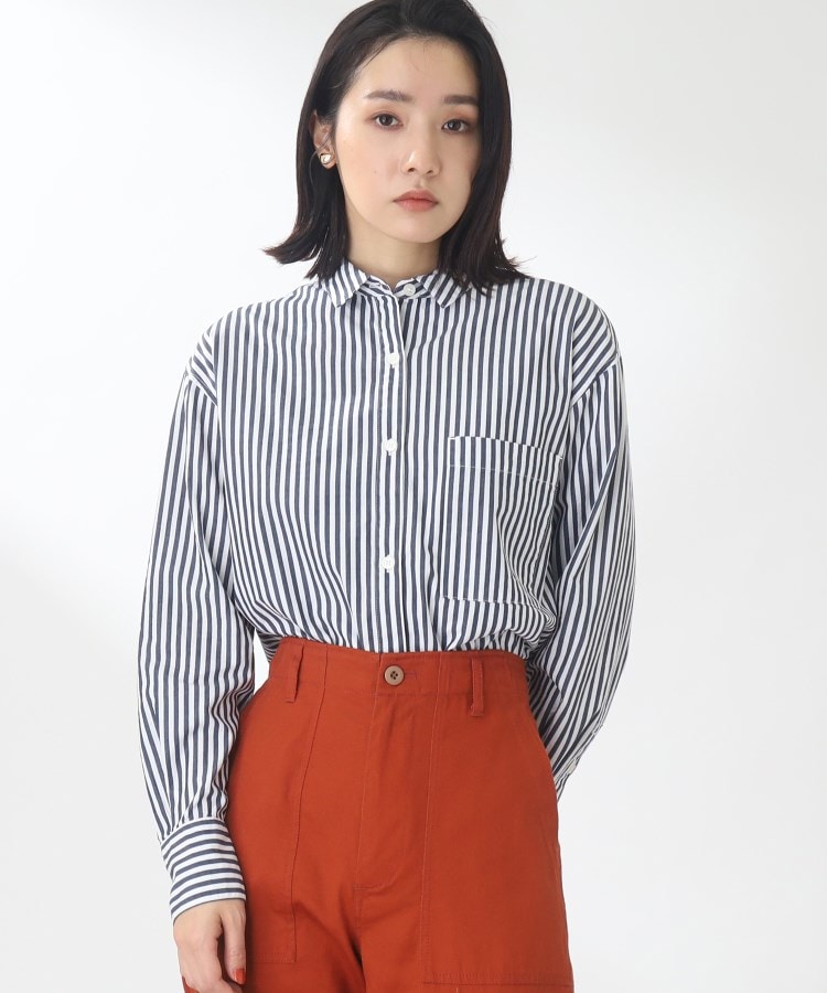 ＜WORLD＞ THE SHOP TK(Women)(ザ ショップ ティーケー（ウィメン）) 【ONOFF活躍】ベーシックレギュラーシャツ