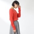 ザ ショップ ティーケー（ウィメン）(THE SHOP TK(Women))の【ピタッとし過ぎずスッキリ/洗える】切替ボートネックニット31