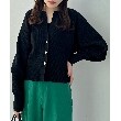 ザ ショップ ティーケー（ウィメン）(THE SHOP TK(Women))の【優秀バランスで着回し◎/洗える】キーネックショート丈カーディガン34