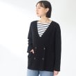 ザ ショップ ティーケー（ウィメン）(THE SHOP TK(Women))の【ジャケット＆カーディガン両方の着こなし/洗える】リブニットジャケット17