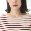 ザ ショップ ティーケー（ウィメン）(THE SHOP TK(Women))の【首回りスッキリキレイ/洗える】ボーダープルオーバー5