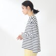 ザ ショップ ティーケー（ウィメン）(THE SHOP TK(Women))の【首回りスッキリキレイ/洗える】ボーダープルオーバー10