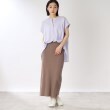 ザ ショップ ティーケー（ウィメン）(THE SHOP TK(Women))の【サラサラ快適/麻×レーヨン/洗濯機洗い可】フレンチスリーブスキッパー36