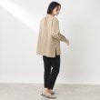 ザ ショップ ティーケー（ウィメン）(THE SHOP TK(Women))の【洗える】裾切り替え比翼ギャザーブラウス12