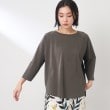 ザ ショップ ティーケー（ウィメン）(THE SHOP TK(Women))の【お家で洗える】布帛切替ラグランスムースプルオーバー22