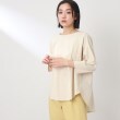 ザ ショップ ティーケー（ウィメン）(THE SHOP TK(Women))の【お家で洗える】布帛切替ラグランスムースプルオーバー37