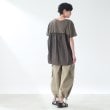 ザ ショップ ティーケー（ウィメン）(THE SHOP TK(Women))の【洗える/布帛切替】フレンチスリーブプルオーバー17