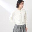 ザ ショップ ティーケー（ウィメン）(THE SHOP TK(Women))の【羽織でも1枚でも活躍/洗える】配色ボタンコンパクトカーディガン21