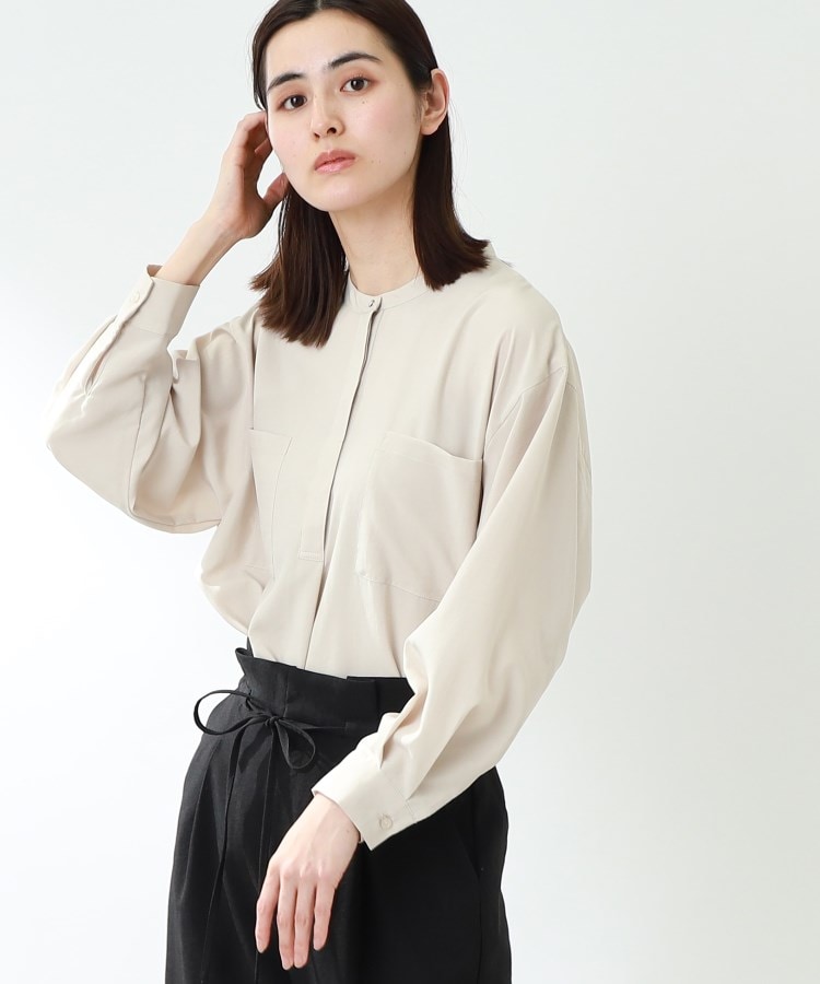 洗える】Wポケットスキッパーブラウス(シャツ・ブラウス) | THE SHOP