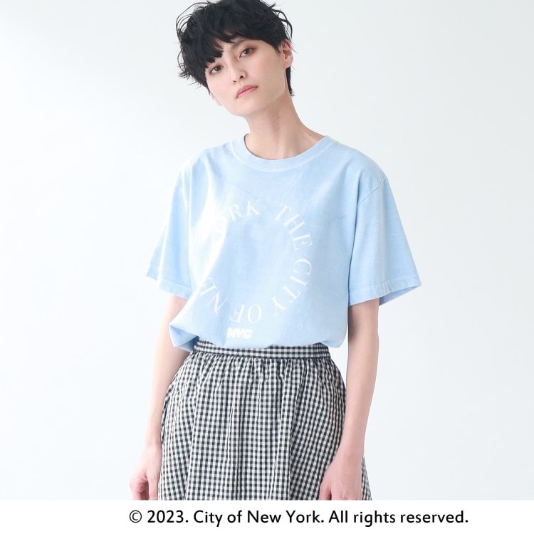 ザ ショップ ティーケー（ウィメン）(THE SHOP TK(Women))の【別注】NYC サークルロゴTシャツ Ｔシャツ