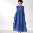 ザ ショップ ティーケー（ウィメン）(THE SHOP TK(Women))の【ヒルナンデス！で紹介】シアーノースリサイドドロストワンピース ブルー(092)