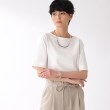 ザ ショップ ティーケー（ウィメン）(THE SHOP TK(Women))の【腕周りカバー/スペシャルコットン/洗濯機洗い可】ボートネックカットソー2