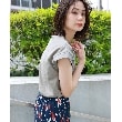 ザ ショップ ティーケー（ウィメン）(THE SHOP TK(Women))の【接触冷感/洗濯機で洗える】袖切替フレンチTシャツ12