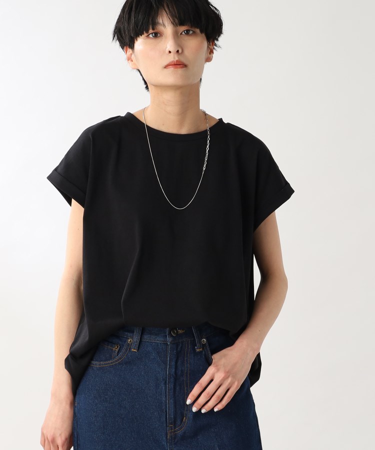 ザ ショップ ティーケー（ウィメン）(THE SHOP TK(Women))の【チュニック丈/腕周りカバー/洗濯機で洗える】裾タックコクーンプルオーバー9