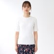 ザ ショップ ティーケー（ウィメン）(THE SHOP TK(Women))の【腕周りカバー/洗濯機で洗える】ワイドリブ5分袖ニット25