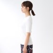 ザ ショップ ティーケー（ウィメン）(THE SHOP TK(Women))の【腕周りカバー/洗濯機で洗える】ワイドリブ5分袖ニット26