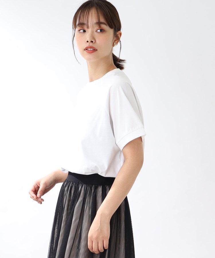 ザ ショップ ティーケー（ウィメン）(THE SHOP TK(Women))の【接触冷感/5分袖腕周りカバー/洗濯機で洗える】ヒンヤリTシャツ20