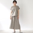 ザ ショップ ティーケー（ウィメン）(THE SHOP TK(Women))の【2点セット/洗濯機可】麻調ブラウス＆ワイドパンツ14