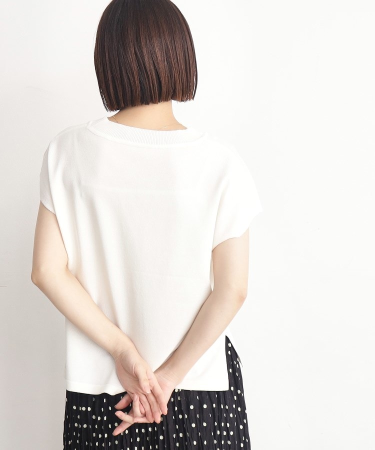 ザ ショップ ティーケー（ウィメン）(THE SHOP TK(Women))の【UVケア/さらりと柔らかい/洗える】フレンチスリーブニットTEE8