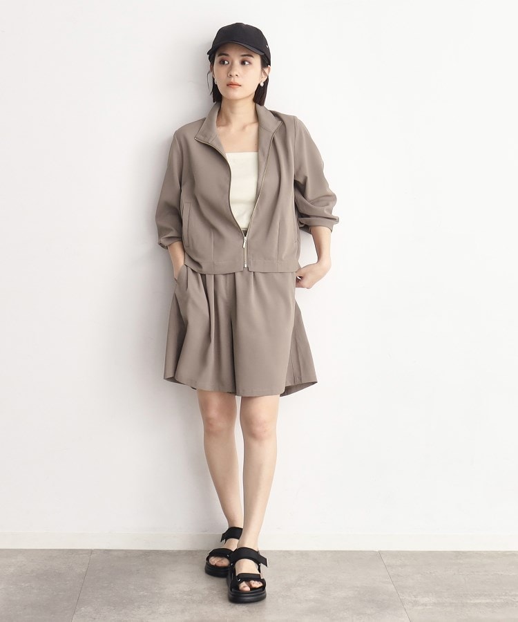 ザ ショップ ティーケー（ウィメン）(THE SHOP TK(Women))の【ラッシュガード/接触冷感/撥水/UVケア/洗える】MIZUGIWA_スタンドジャケット21