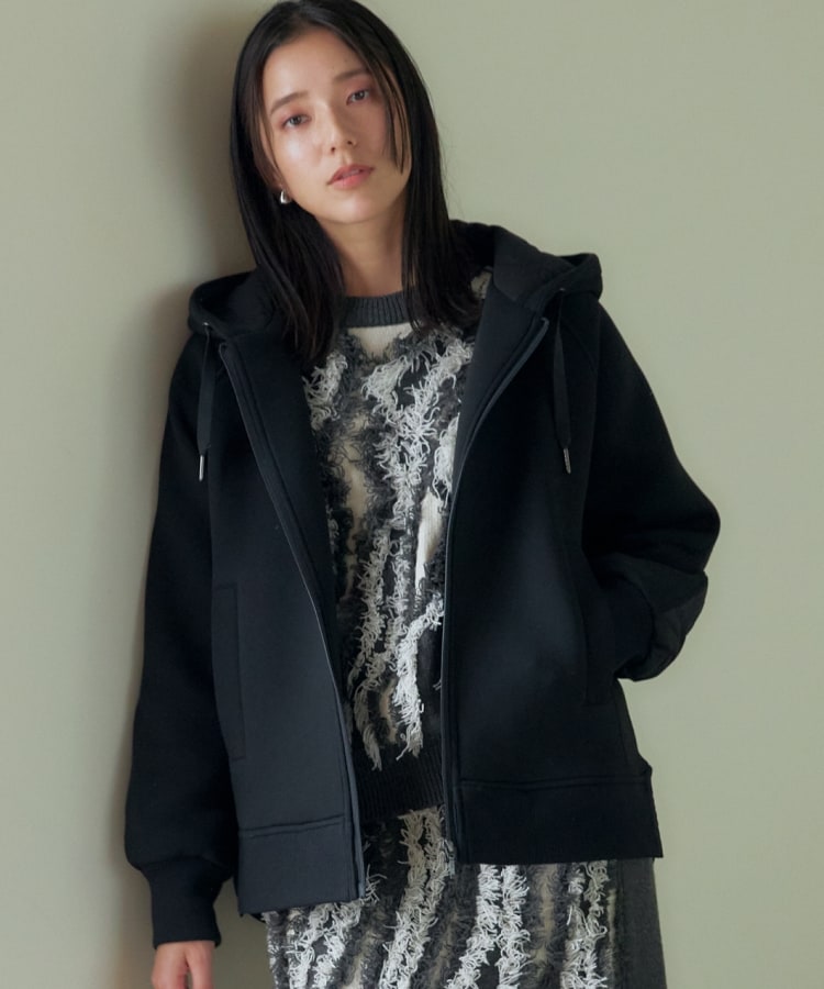 ザ ショップ ティーケー（ウィメン）(THE SHOP TK(Women))の【洗えるアウター】ダンボール×中綿キルトジャケット1
