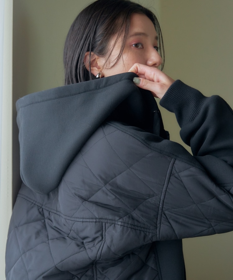 ザ ショップ ティーケー（ウィメン）(THE SHOP TK(Women))の【洗えるアウター】ダンボール×中綿キルトジャケット3