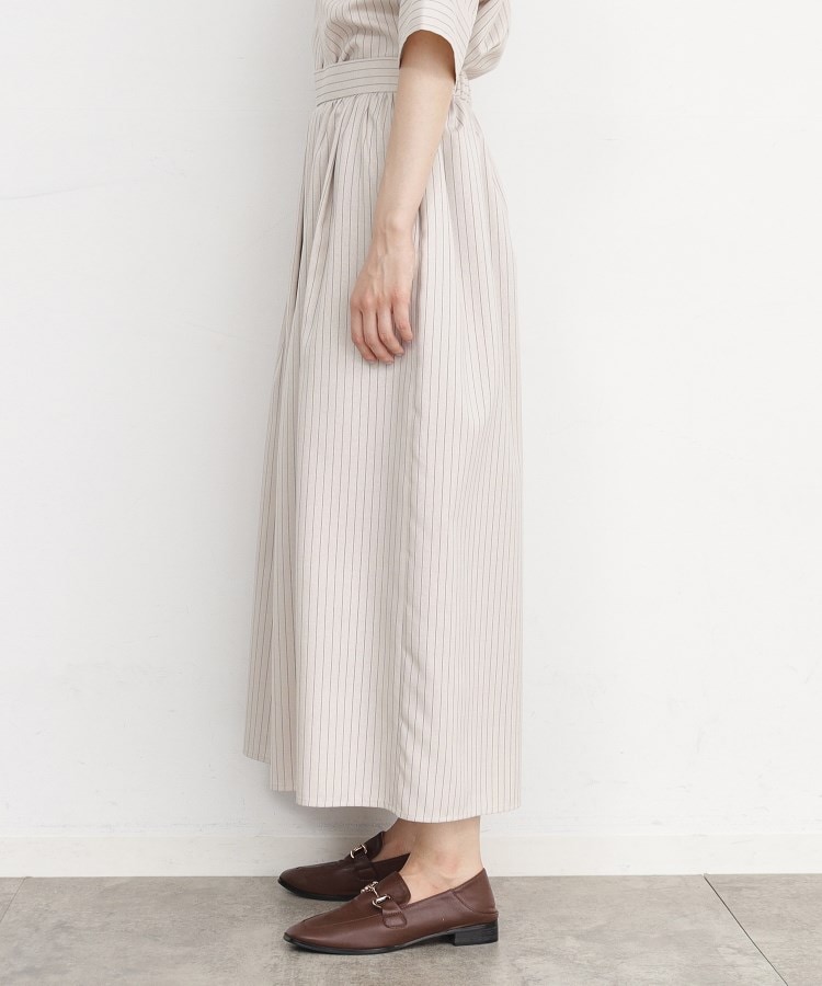 ザ ショップ ティーケー（ウィメン）(THE SHOP TK(Women))の【ワンピ―ス風/スタイルUP】シャツ×パンツセットアップ/洗濯機OK32