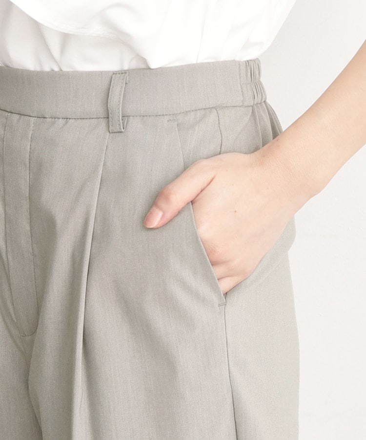 ザ ショップ ティーケー（ウィメン）(THE SHOP TK(Women))の【薄くて軽い！／接触冷感／洗える】ストレッチワイドパンツ5