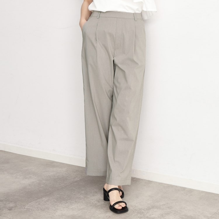 ザ ショップ ティーケー（ウィメン）(THE SHOP TK(Women))の【薄くて軽い！／接触冷感／洗える】ストレッチワイドパンツ フルレングスパンツ